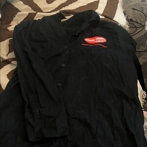 Smashburger Women's Black Button Down Shirt